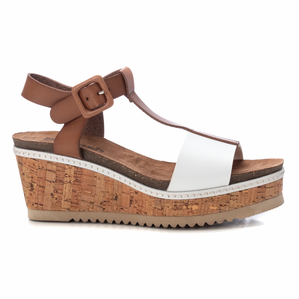 REFRESH PLATFORM SANDALS WHITE ⋆ Colmers Hill Fashion