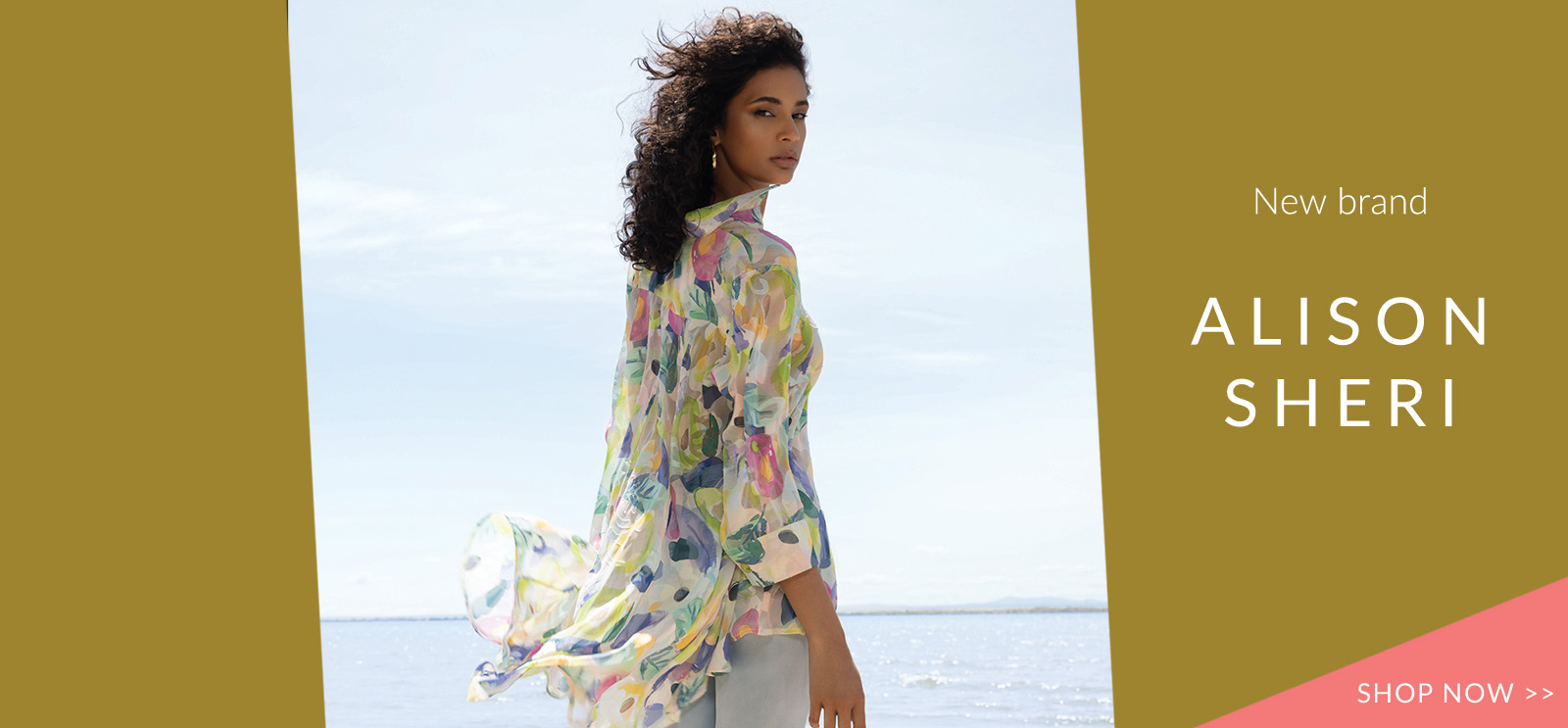 New season SS26 Alison Sheri range of women's clothing at Colmers Hill Fashion Boutique