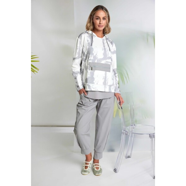 Naya hooded top with graphic print and contrast zip pocket – Naya Clothing